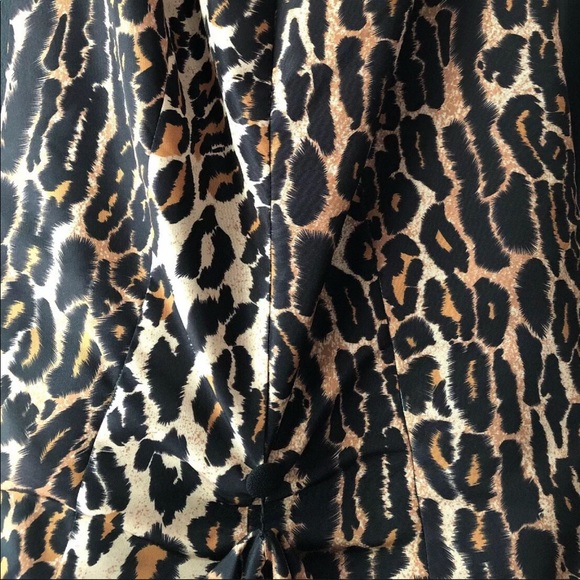 Sherri Hill Two Piece Chetah Print Prom Dress Size 0 - Picture 11 of 12